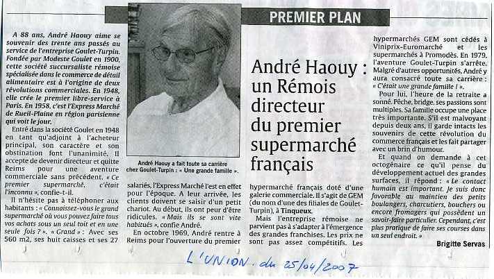 ANDRES HAOUY LUNION 2007